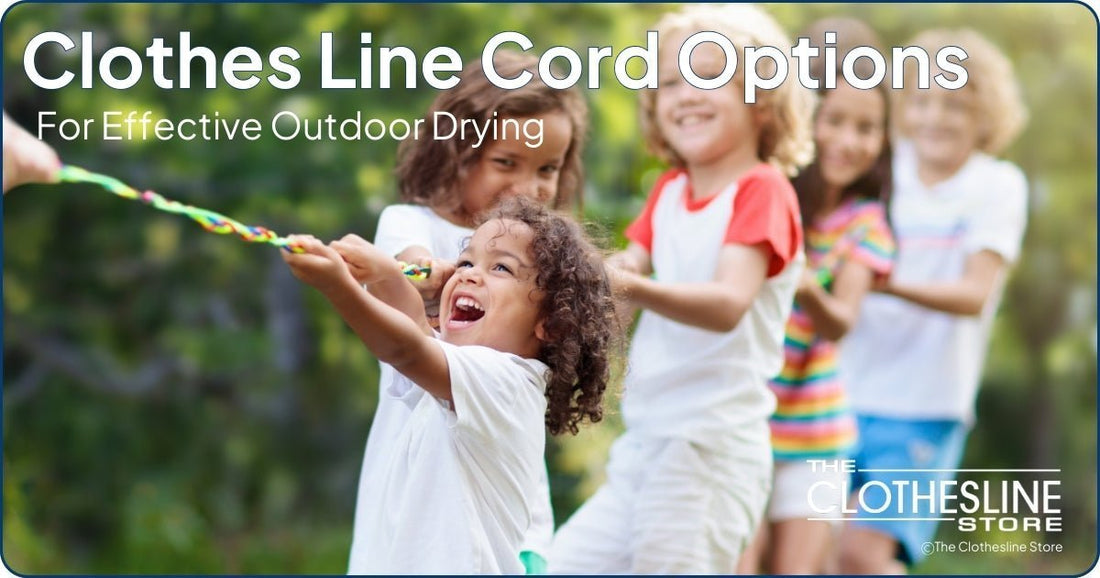 The Clothesline Store Long-Lasting Clothes Line Cord Options
