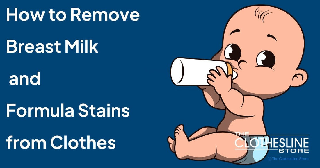 How to Remove Breast Milk and Baby Formula Stains from Clothing