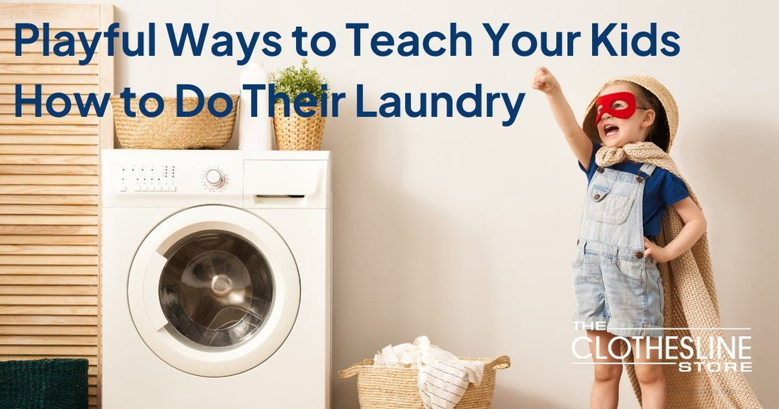 Playful Ways to Teach Your Kids How to Do Their Laundry