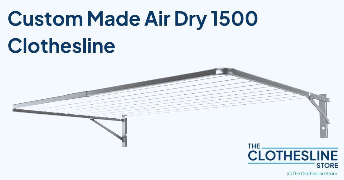 The Clothesline Store Custom Made Air Dry Fold Down Clothesline