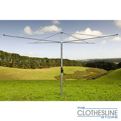 Austral Deluxe 4 Fixed Head Rotary Clothesline In Location