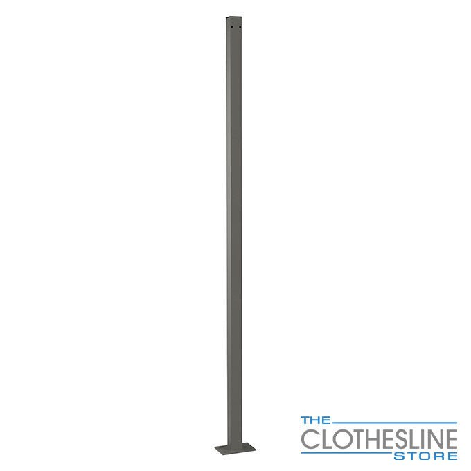 Austral Retractaway 50 Retracting Clothesline - Plated Post also in Classic Cream