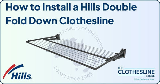 How to Install a Hills Double Folding Frame Clothesline