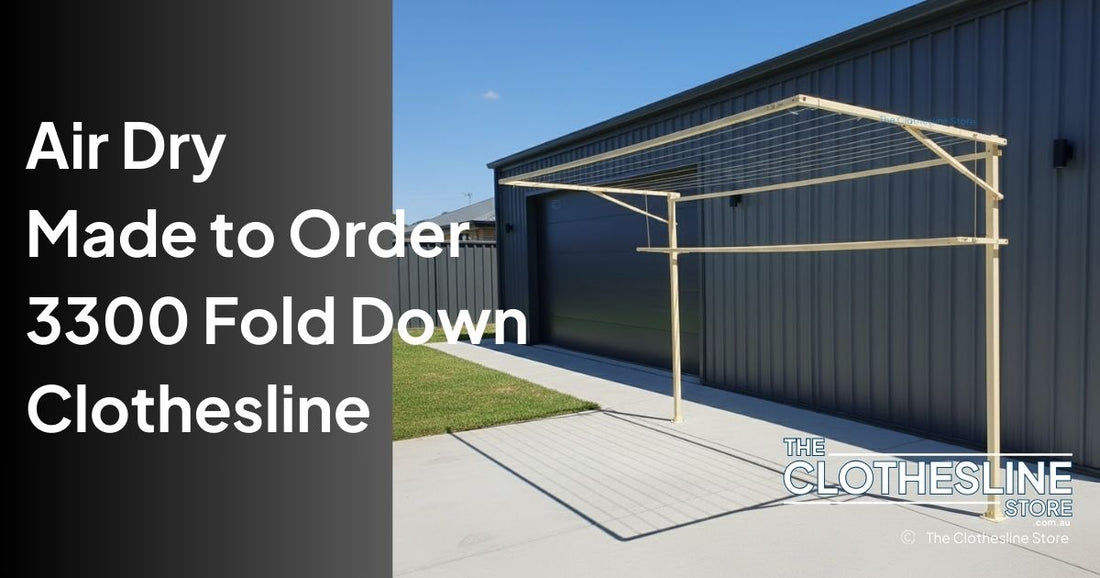Air Dry 3300 Fold Down Clothesline - Made to Order The Clothesline Store