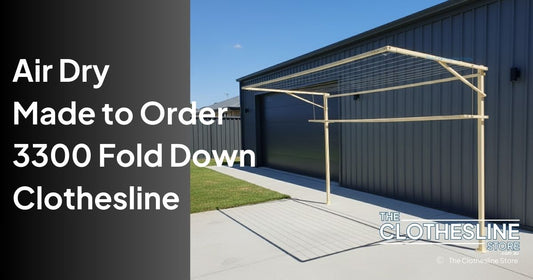 Air Dry 3300 Fold Down Clothesline - Made to Order The Clothesline Store