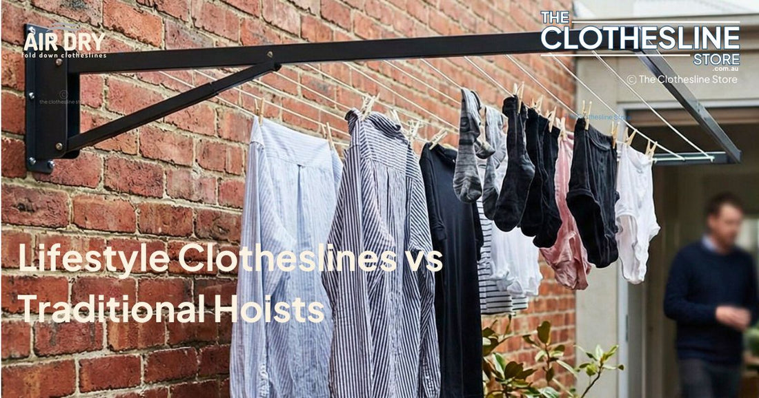 Lifestyle Clotheslines vs Traditional Hoists The Clothesline Store