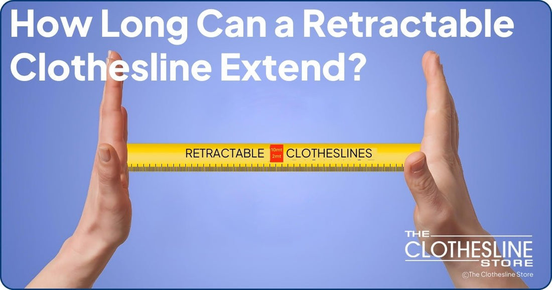 How Long can a Retractable Extend The Clothesline Store
