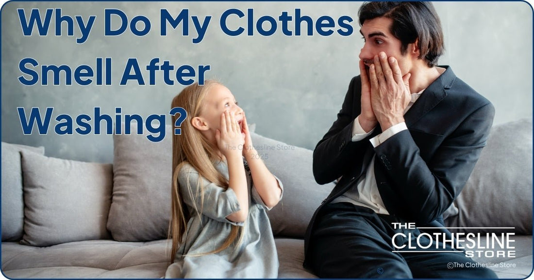 Why Do My Clothes Smell After Washing? The Clothesline Store