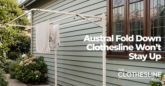 Austral Fold Down Clothesline Won’t Stay Up The Clothesline Store