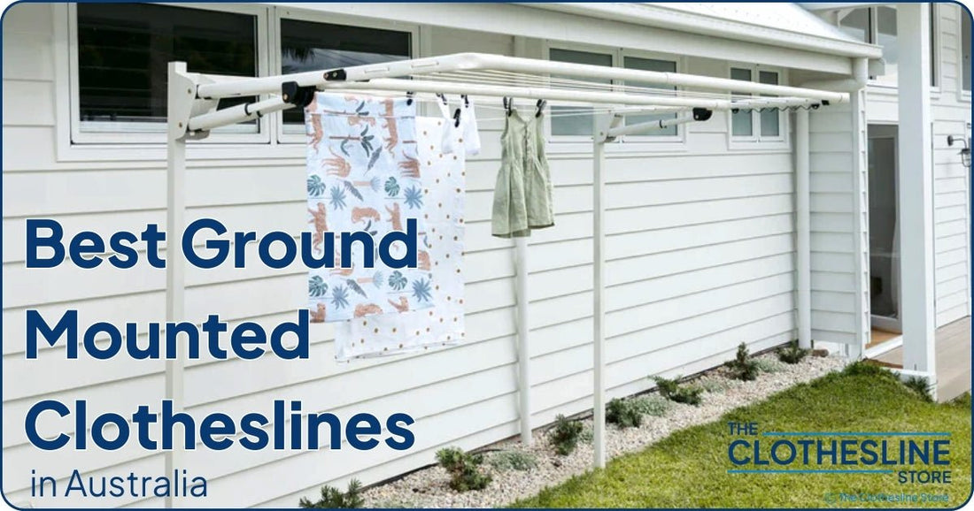 Best Ground Mounted Fold Down Clotheslines The Clothesline Store