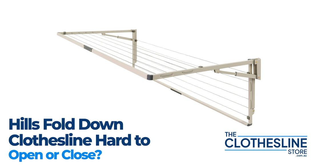 How to Repair a Hills Folding Frame Clothesline That Wont Stay Up