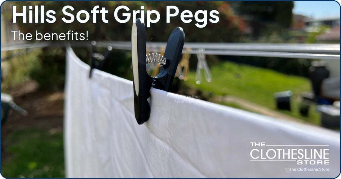 Hills Premium Soft Grip Clothes Pegs from The Clothesline Store