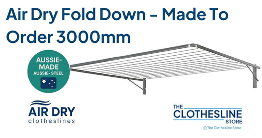 Air Dry 3000 Fold Down Clothesline - Custom Made The Clothesline Store