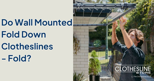 The Clothesline Store Do Wall-Mounted Clotheslines Fold?
