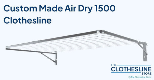 The Clothesline Store Custom Made Air Dry Fold Down Clothesline