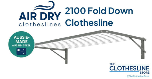 The Clothesline Store Made to Order Air Dry Fold Down Washing Line 2100