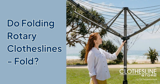 The Clothesline Store Do Folding Rotary Clotheslines Fold?