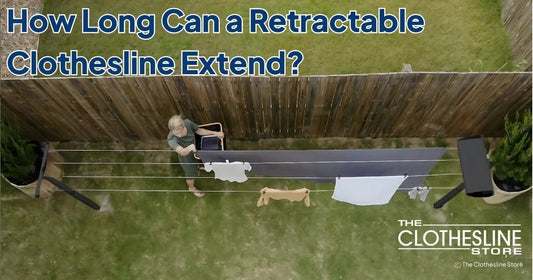 The Clothesline Store How Long Can a Retractable Clothesline Extend?