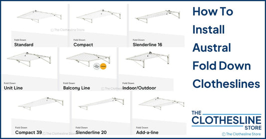 The Clothesline Store How to Install an Austral Fold Down Clothesline