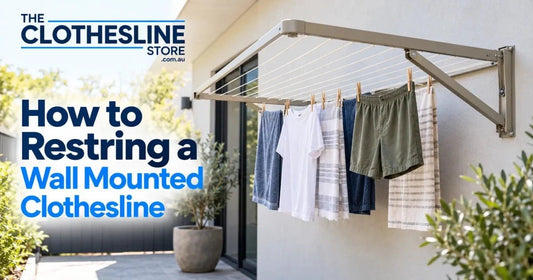 How to Restring a Wall Mounted Fold Down Clothesline The Clothesline Store