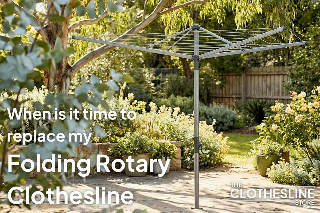 Repair or Replace a Folding Rotary Clothesline? | The Clothesline Store