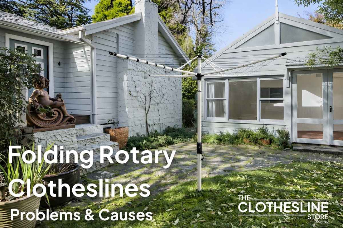 Folding Rotary Clothesline Problems Causes & When to Replace | The Clothesline Store