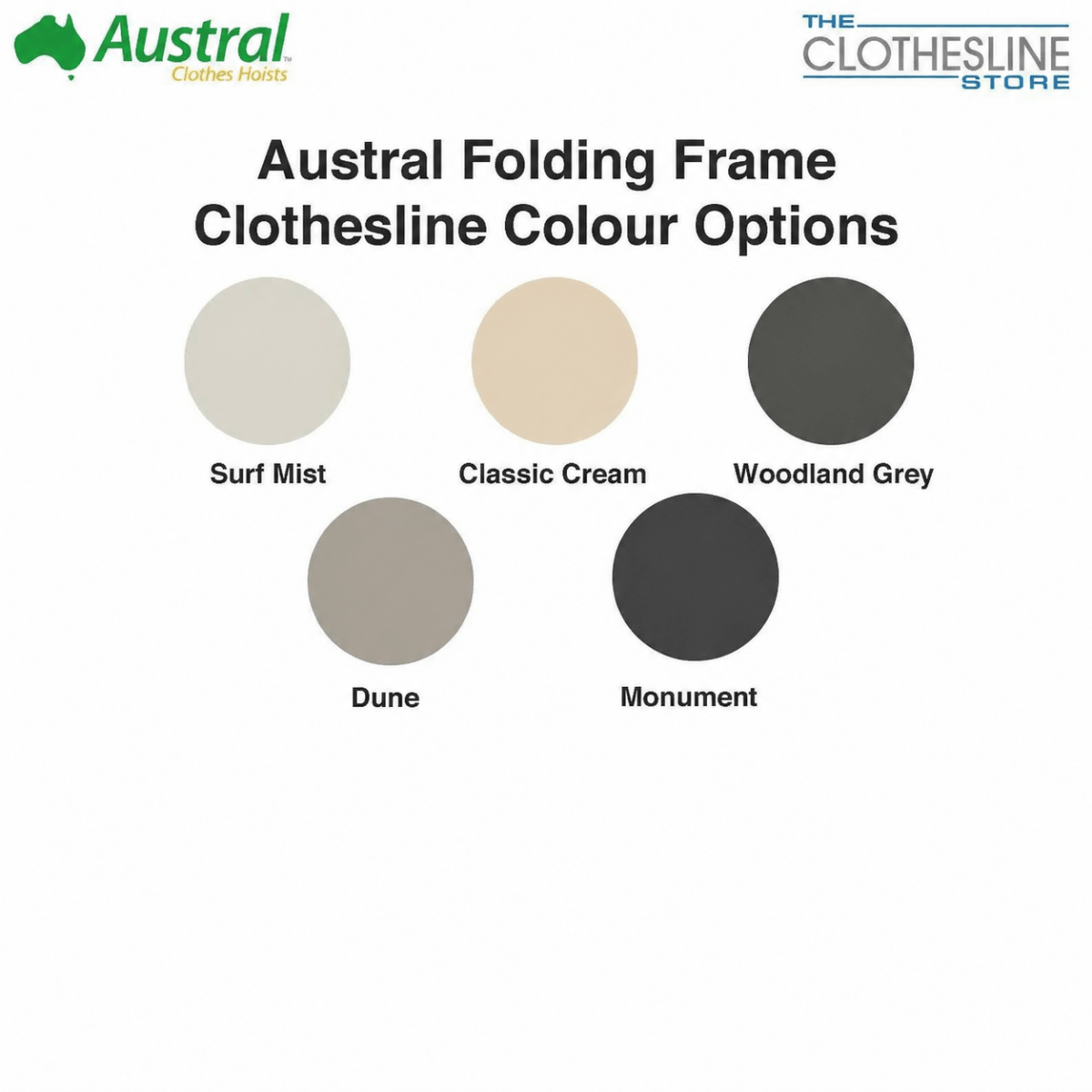 Austral Slenderline 20 Fold Down Clothesline