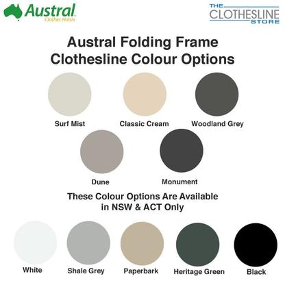Austral Compact 28 Fold Down Clothesline