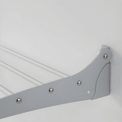 FoxyDry Fold hinge with the frame unfolded ready for use