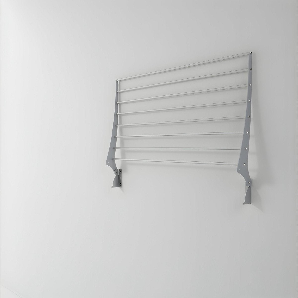 FoxyDry Fold with frame folded all the way up to save space when not in use