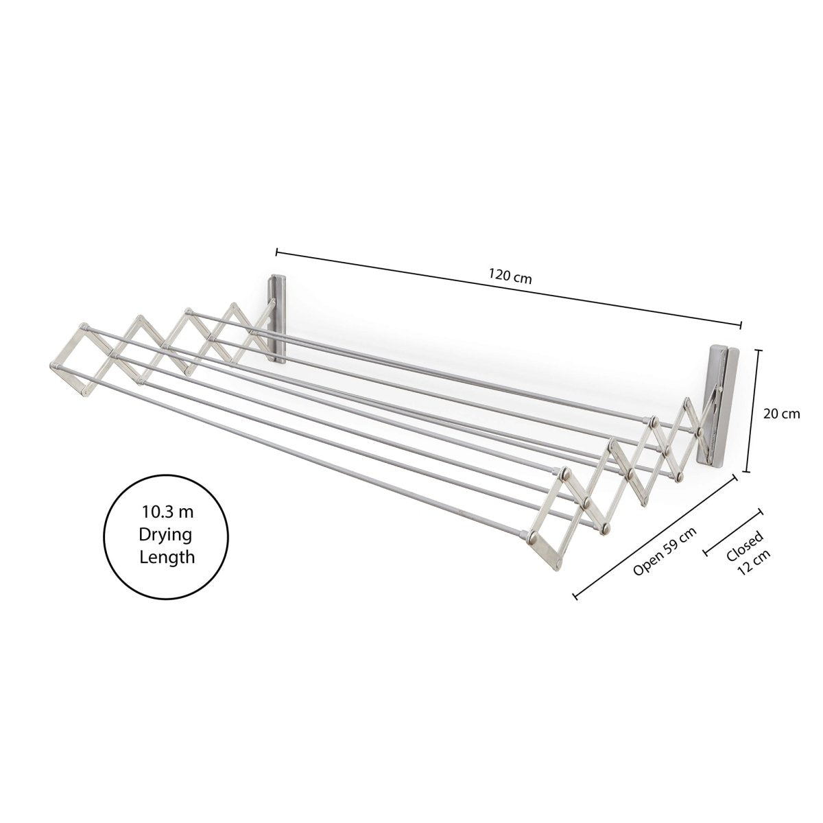 Clearance - Artweger Ruck Zuck Wall Mount Clothesline
