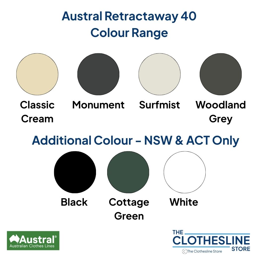 Austral Retractaway 40 Retracting Clothesline