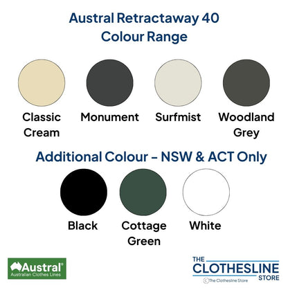 Austral Retractaway 40 Retracting Clothesline
