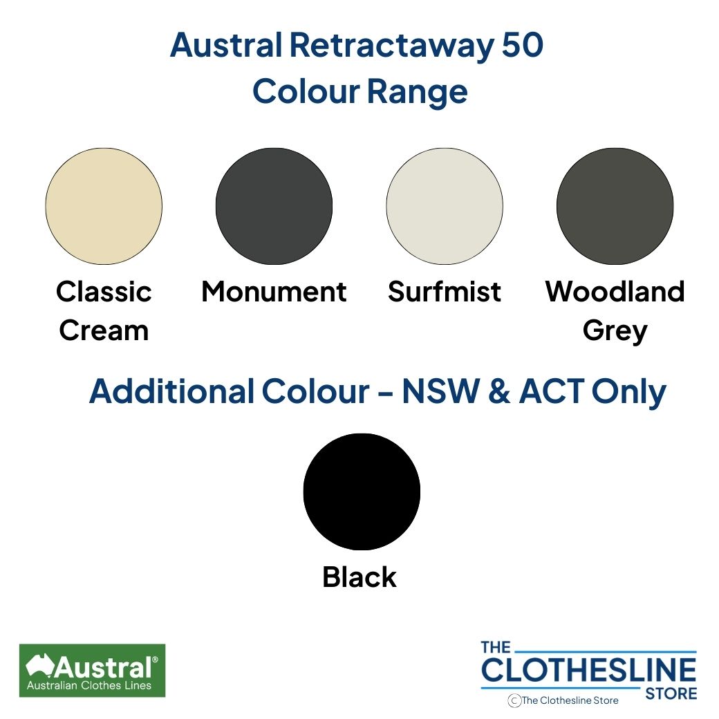 Austral Retractaway 50 Retracting Clothesline