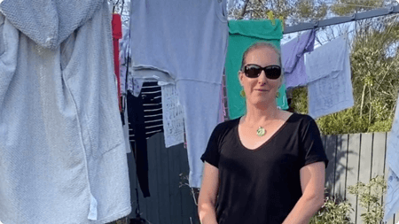 Load video: Air Dry Clothesline Product Review