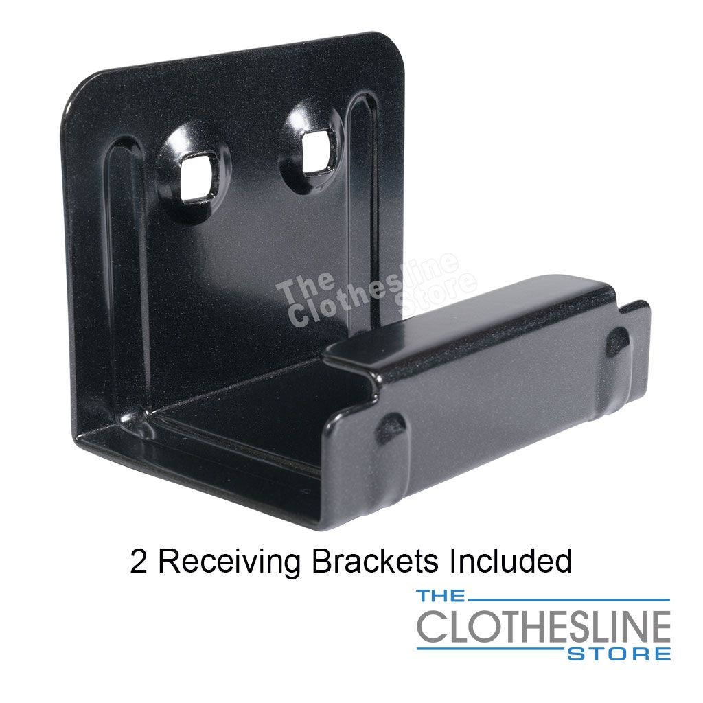 Daytek 6 Line Retractable Clotheslines (Black) The Clothesline Store