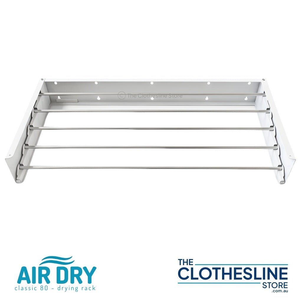 Air Dry Classic 80 Wall‑Mount Clothes Airer | Fold‑Down Drying Rack