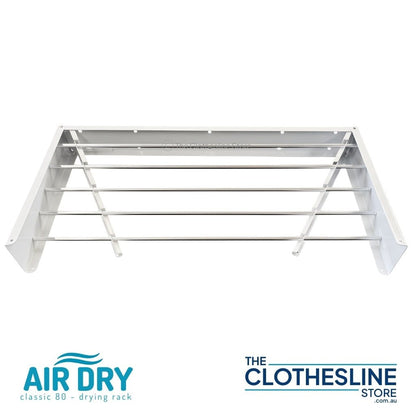 Air Dry Classic 80 Wall‑Mount Clothes Airer | Fold‑Down Drying Rack