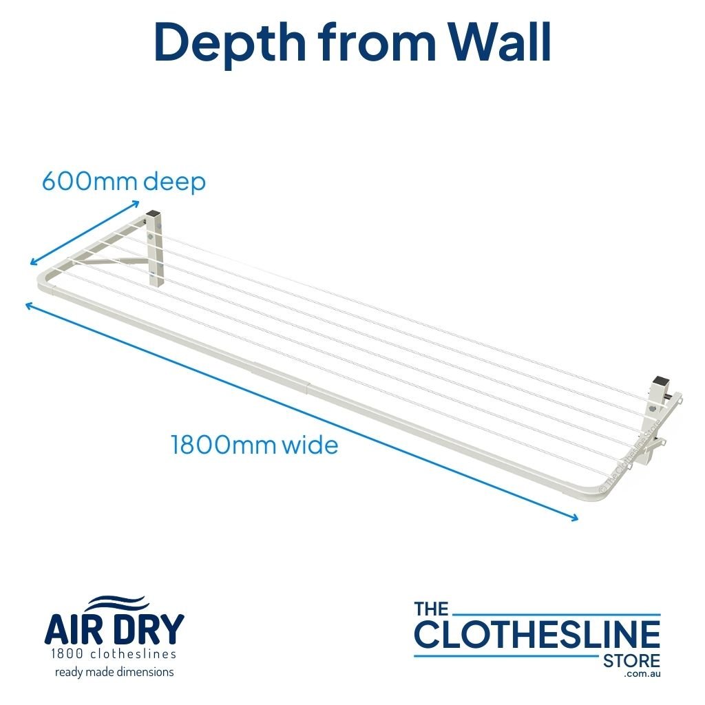 Air Dry 1800 Clothesline - Ready Made