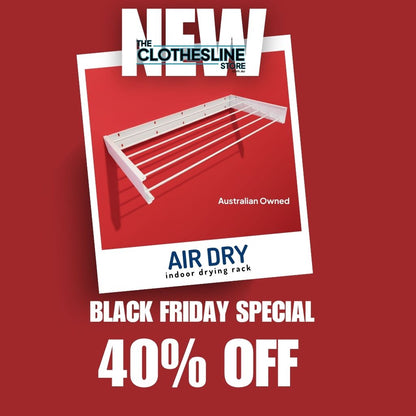 Air Dry Classic 100 Wall‑Mount Clothes Airer | Fold‑Down Drying Rack