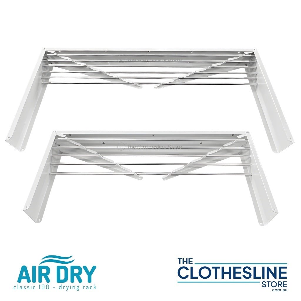 Air Dry Classic 100 Wall‑Mount Clothes Airer Fold‑Down Drying Rack ...