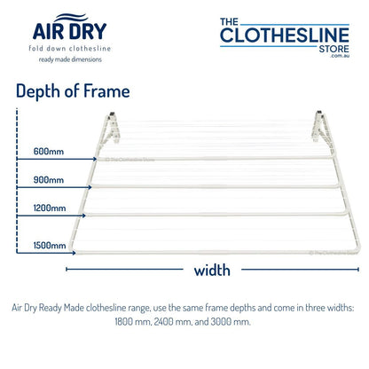 Air Dry 2400 Clothesline - Ready Made