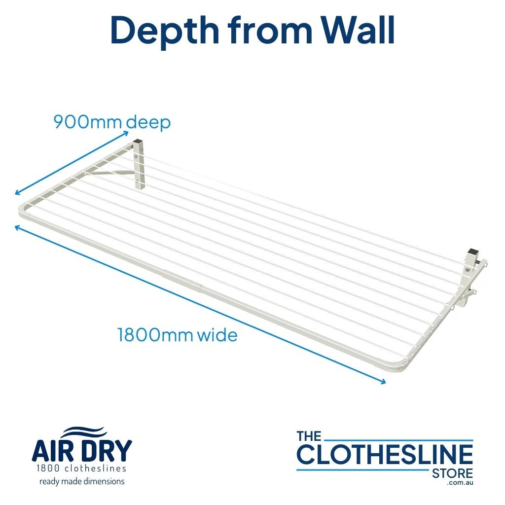 Air Dry 1800 Clothesline - Ready Made