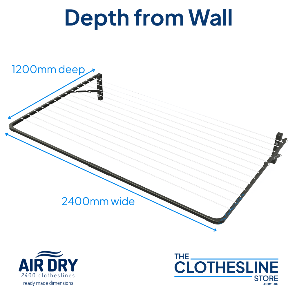 Air Dry 2400 Clothesline - Ready Made