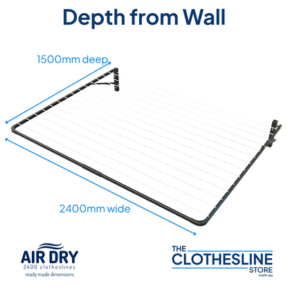 Air Dry 2400 Clothesline - Ready Made
