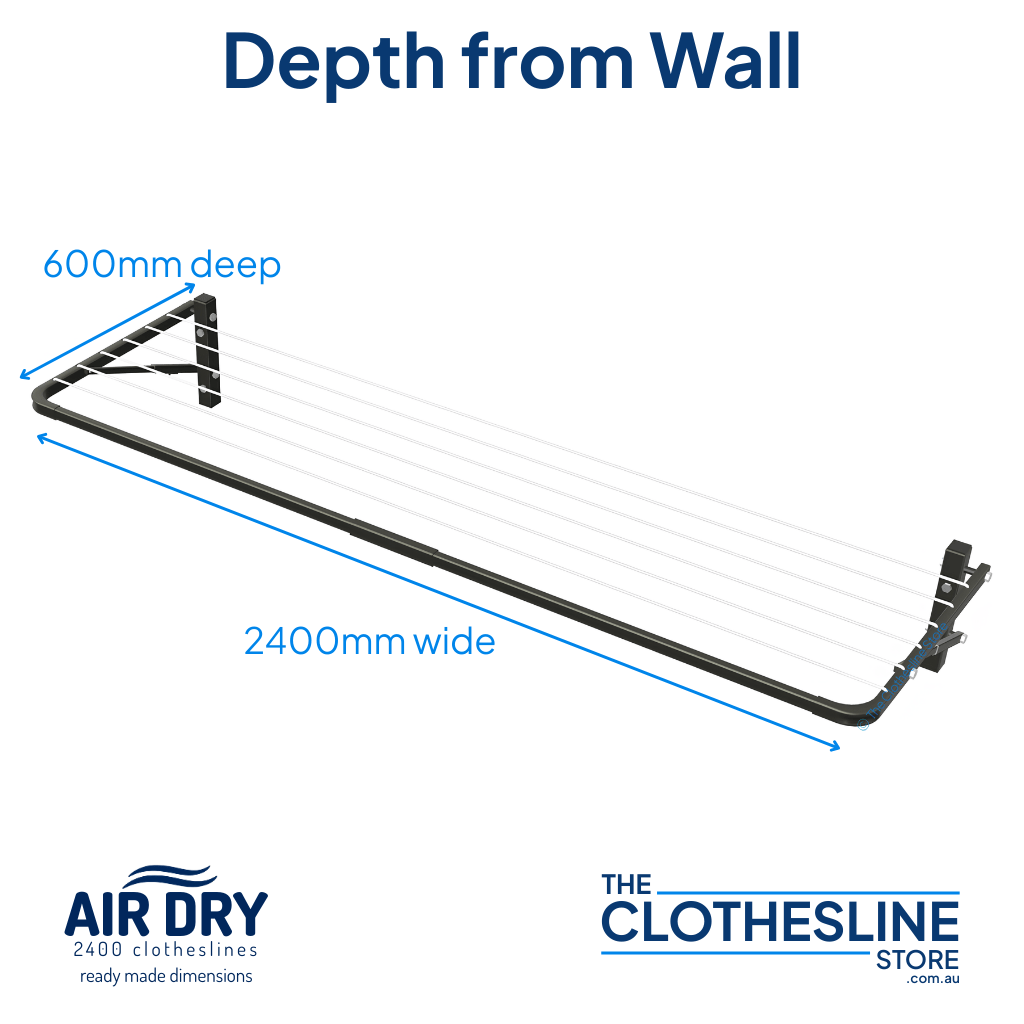 Air Dry 2400 Clothesline - Ready Made
