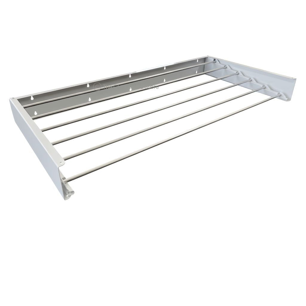 Air Dry Wall Mounted Drying Rack Clothesline open on a white background