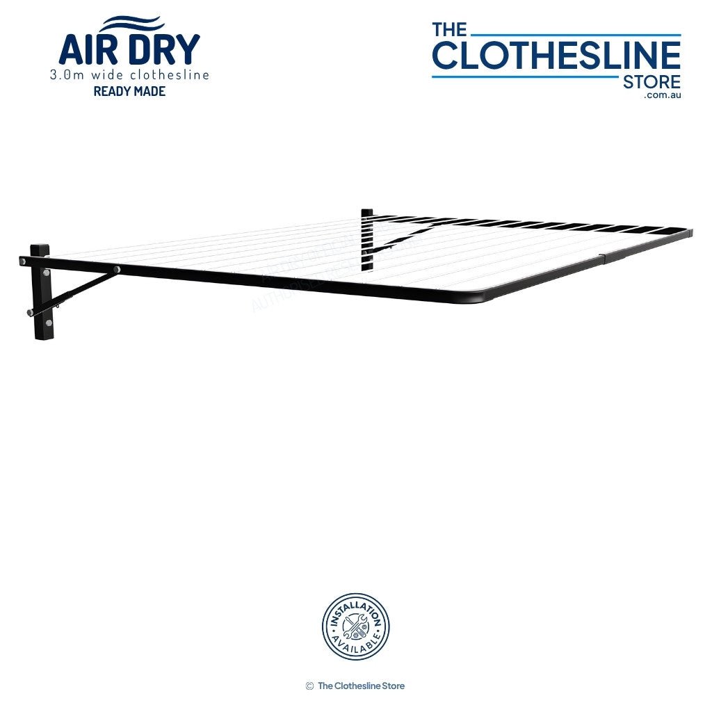 Air Dry Clothesline in the colour Monument.