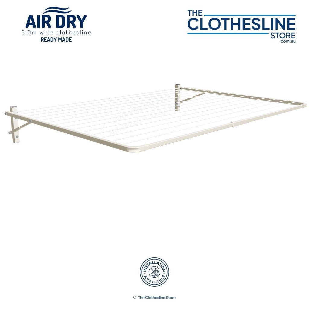 Air Dry Fold down clothesline in the colour Surmist.