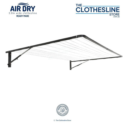Air Dry Fold Down Clothesline in the colour Woodland Grey.